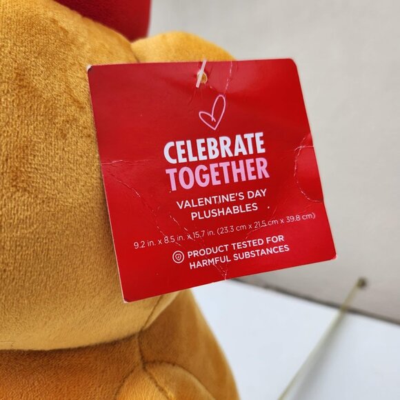 NEW Honey Bear Bottle Plush Valentine's Day Gift Beekeeping Beekeeper Bees Honey - Picture 4 of 9